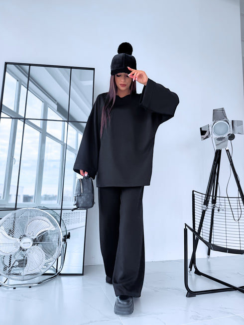 LARGE SIZE set "MANHATTAN" - BLACK